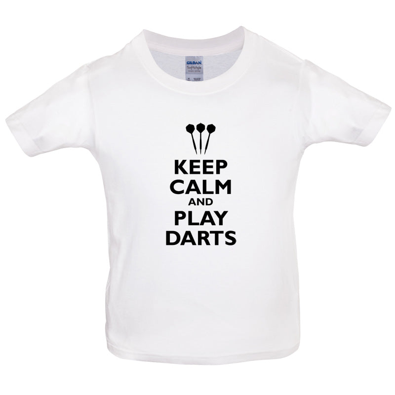 Keep Calm and Play Darts Kids T Shirt