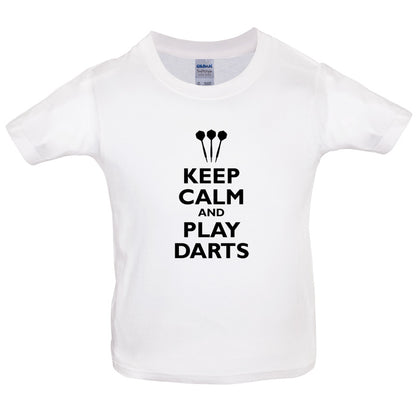 Keep Calm and Play Darts Kids T Shirt