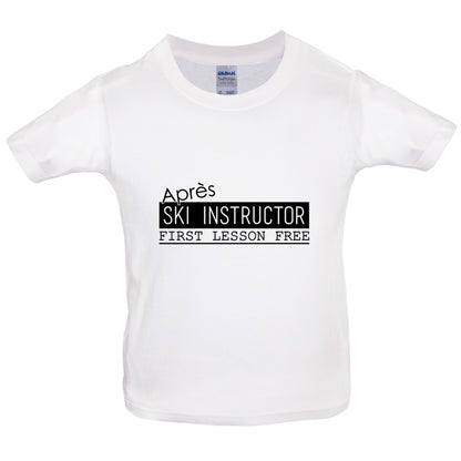 Apres Ski Instructor Kids T Shirt