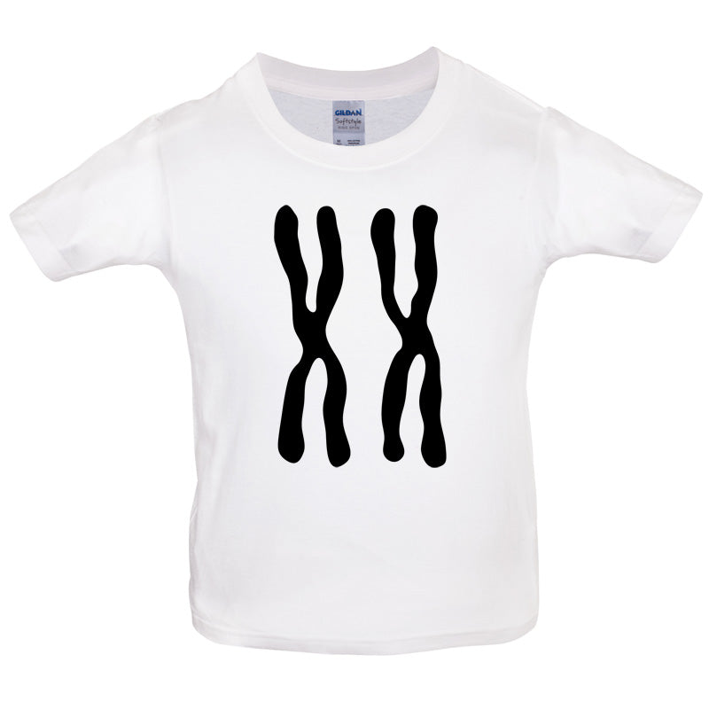 XX Chromosome Kids T Shirt