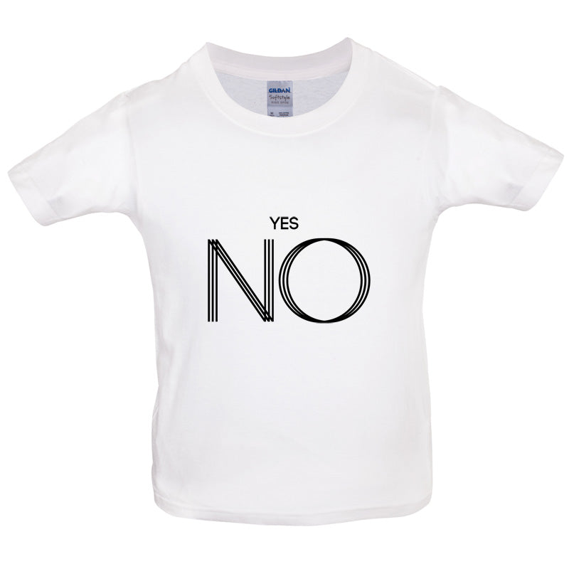 Yes No Kids T Shirt