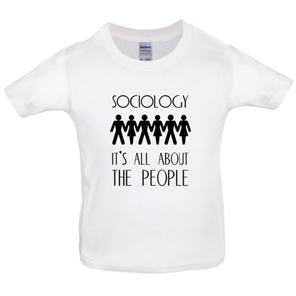 Sociology It's All About The People Kids T Shirt