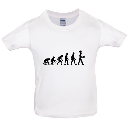Evolution of Man Bake Kids T Shirt