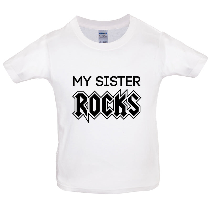 My Sister Rocks Kids T Shirt