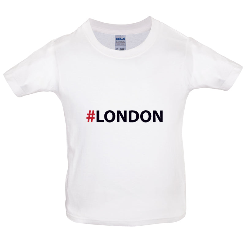 Hashtag London Kids T Shirt