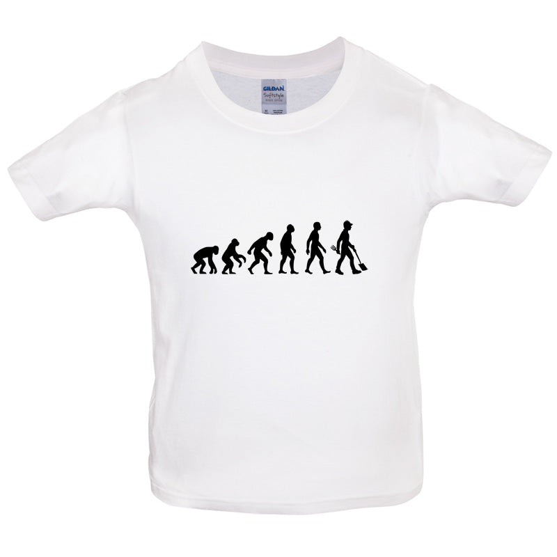 Evolution of Man Garden Kids T Shirt