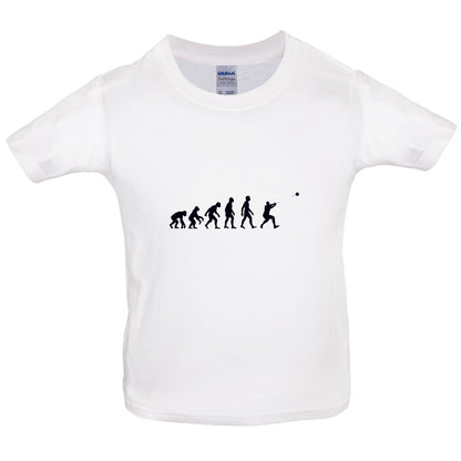 Evolution Of Man Hammer Throw Kids T Shirt