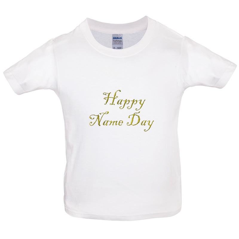 Happy Name Day Kids T Shirt