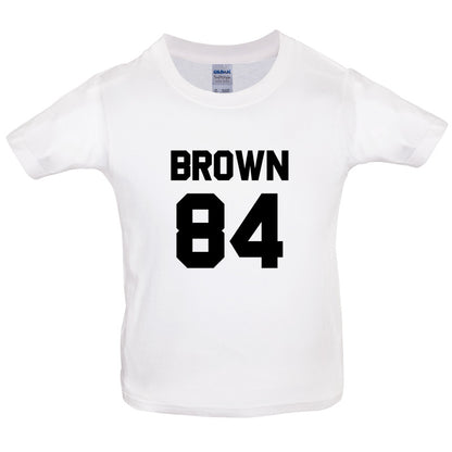 Brown 84 Kids T Shirt