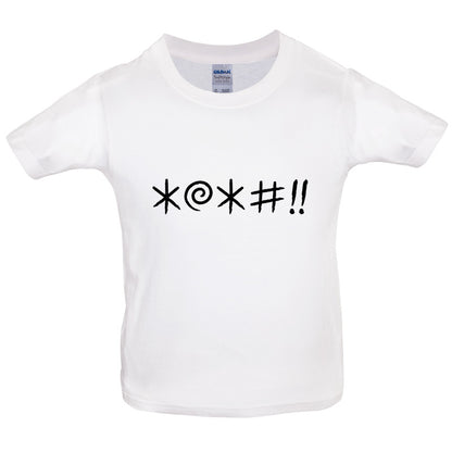 Swear Symbols Kids T Shirt