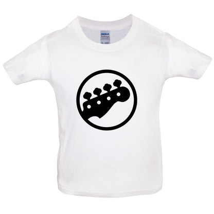 Bass Guitar Headstock Kids T Shirt