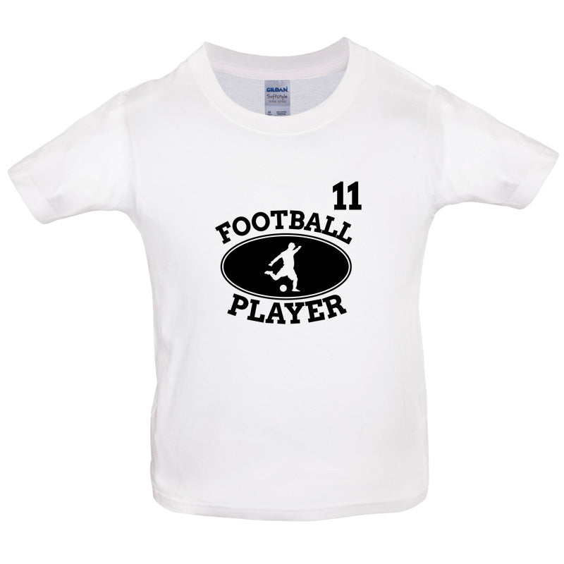 Football Player 11 Kids T Shirt