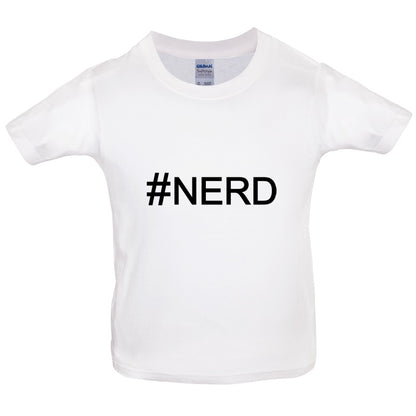 #Nerd (Hashtag) Kids T Shirt