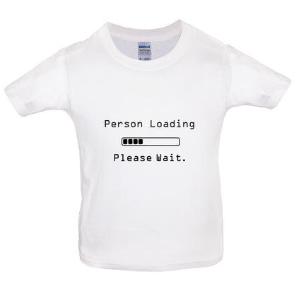 Person Loading Please Wait Kids T Shirt