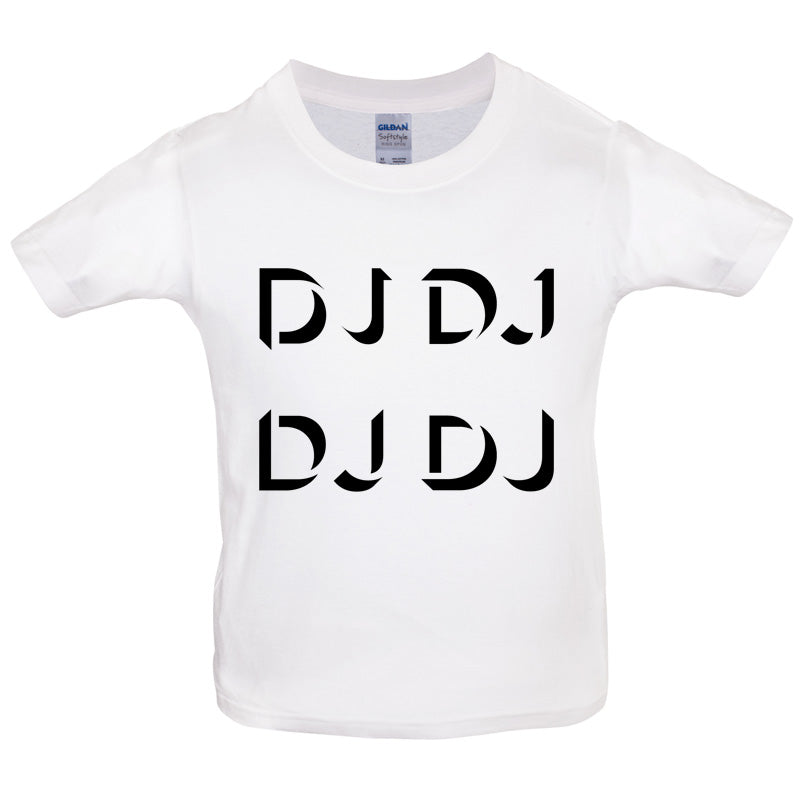 DJ DJ DJ DJ Kids T Shirt