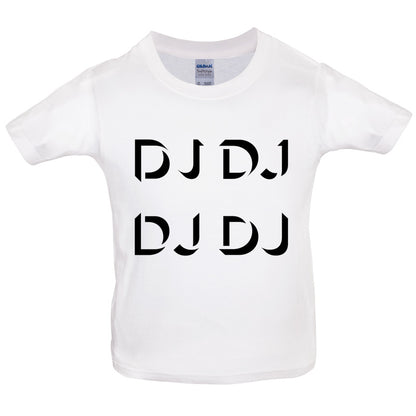 DJ DJ DJ DJ Kids T Shirt