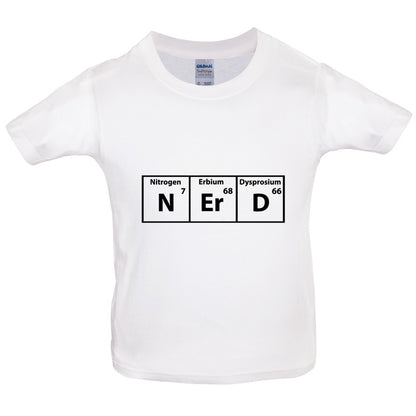 Nerd Periodic Table Kids T Shirt