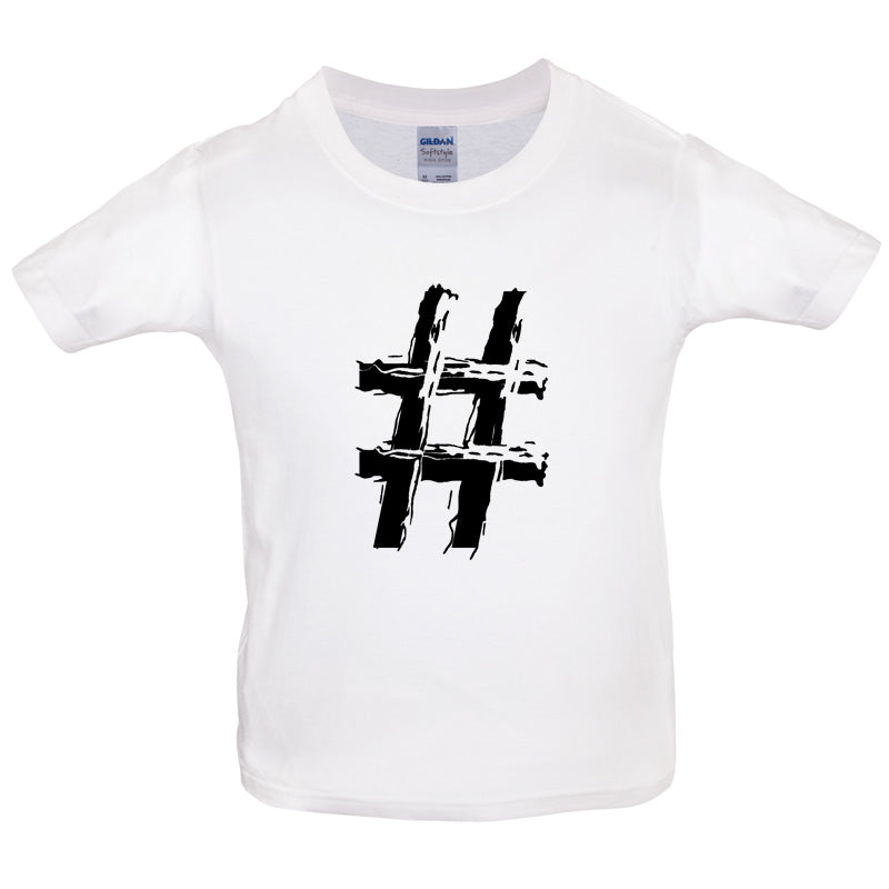 Hashtag Kids T Shirt