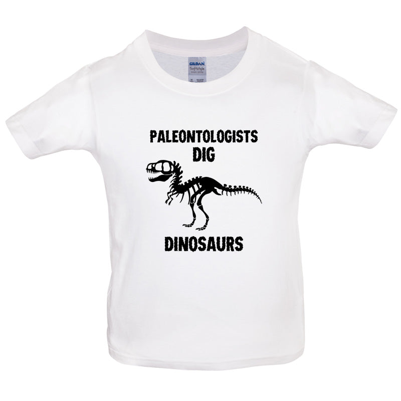 Paleontologists Dig Dinosaurs Kids T Shirt