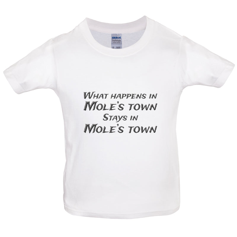 Moles Town Kids T Shirt