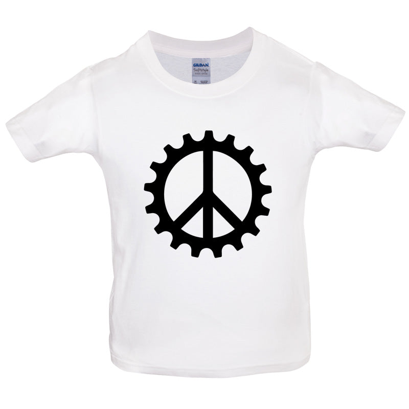 Peace Cog Kids T Shirt