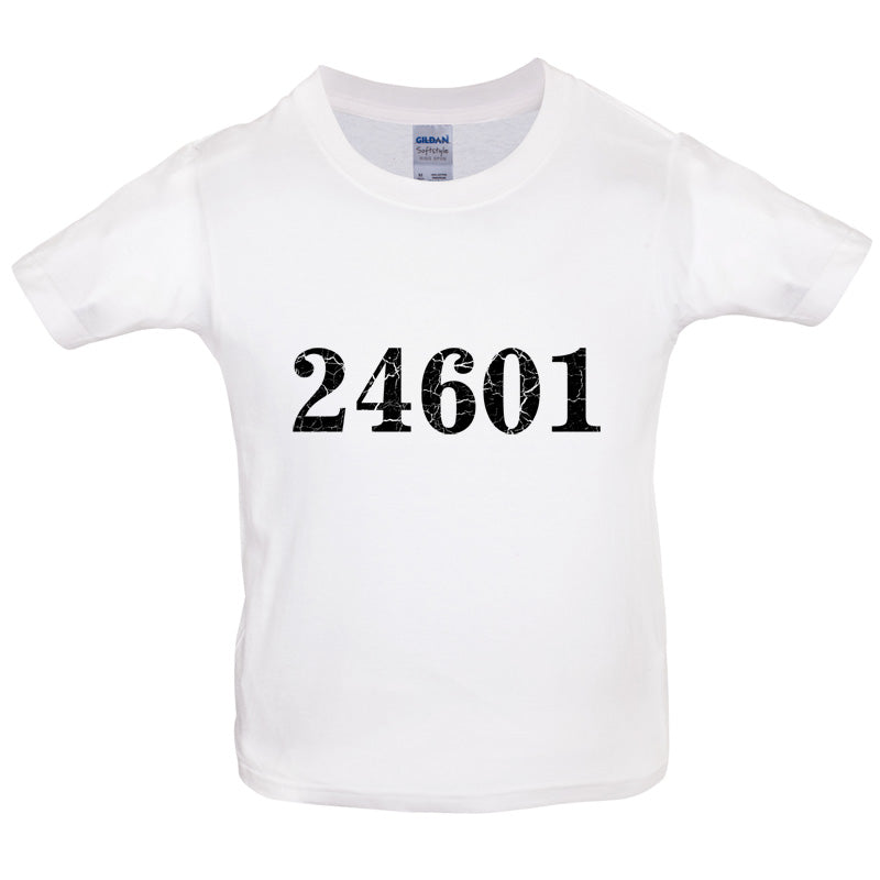 24601 Prison Number Kids T Shirt