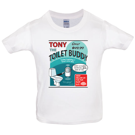 Tony the Talking Toilet Kids T Shirt