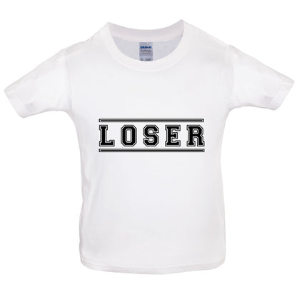 Loser College Font Kids T Shirt