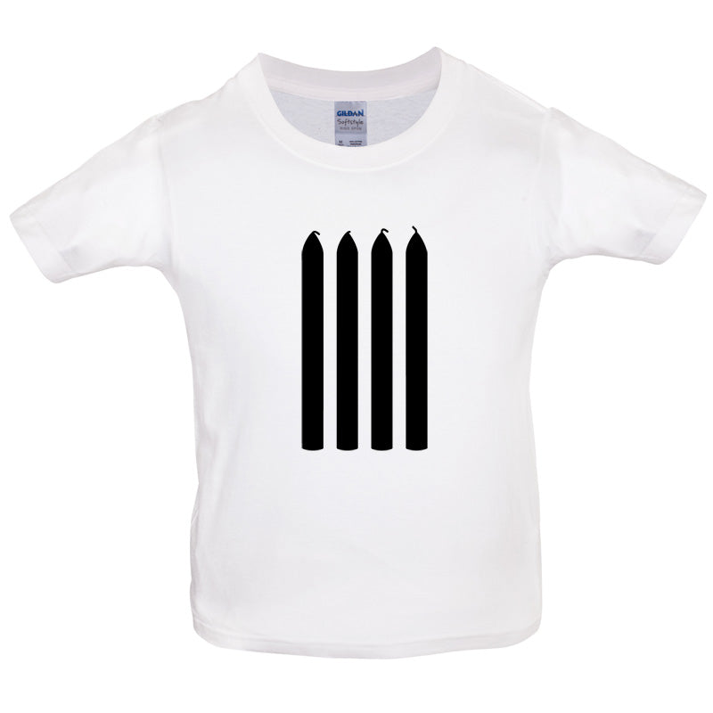 Four Candles Kids T Shirt