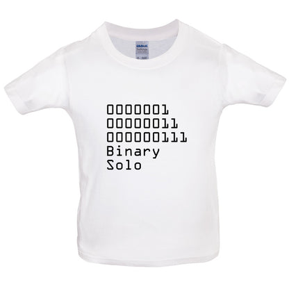 Binary Solo Kids T Shirt