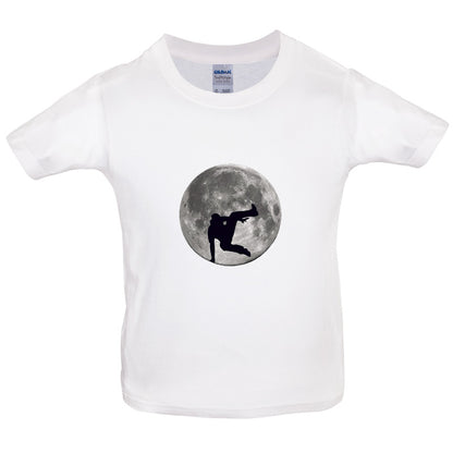 Free Running Moon Kids T Shirt