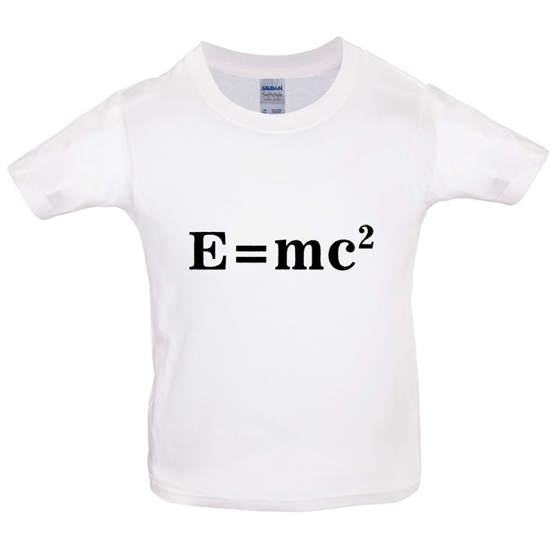 E=mc2 Kids T Shirt