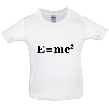 E=mc2 Kids T Shirt