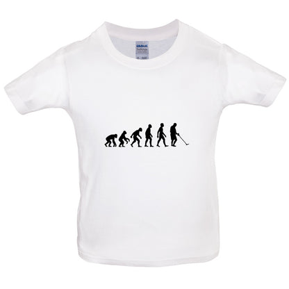 Evolution Of Man Metal Detector Kids T Shirt