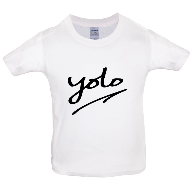 YOLO [You Only Live Once] Kids T Shirt