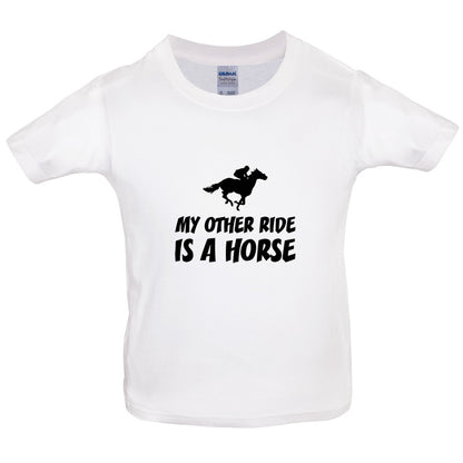 My Other Ride Is A Horse Kids T Shirt