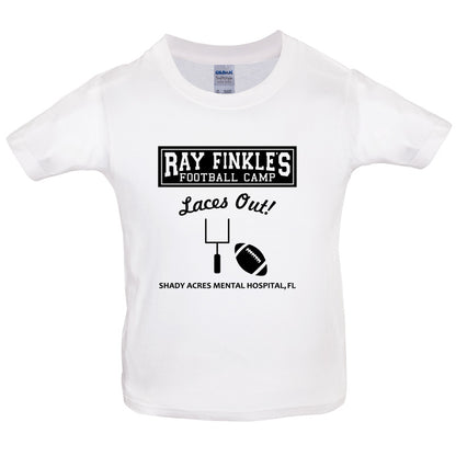 Ray Finkle's Football Camp Laces Out Kids T Shirt