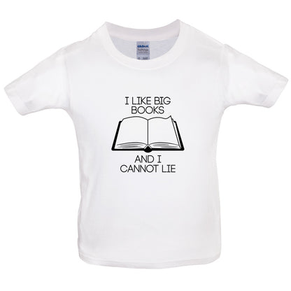 I Like Big Books Kids T Shirt