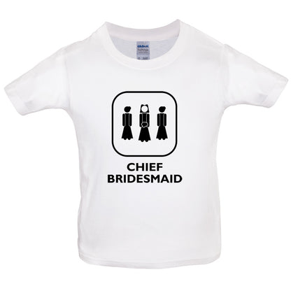 Chief Bridesmaid Kids T Shirt