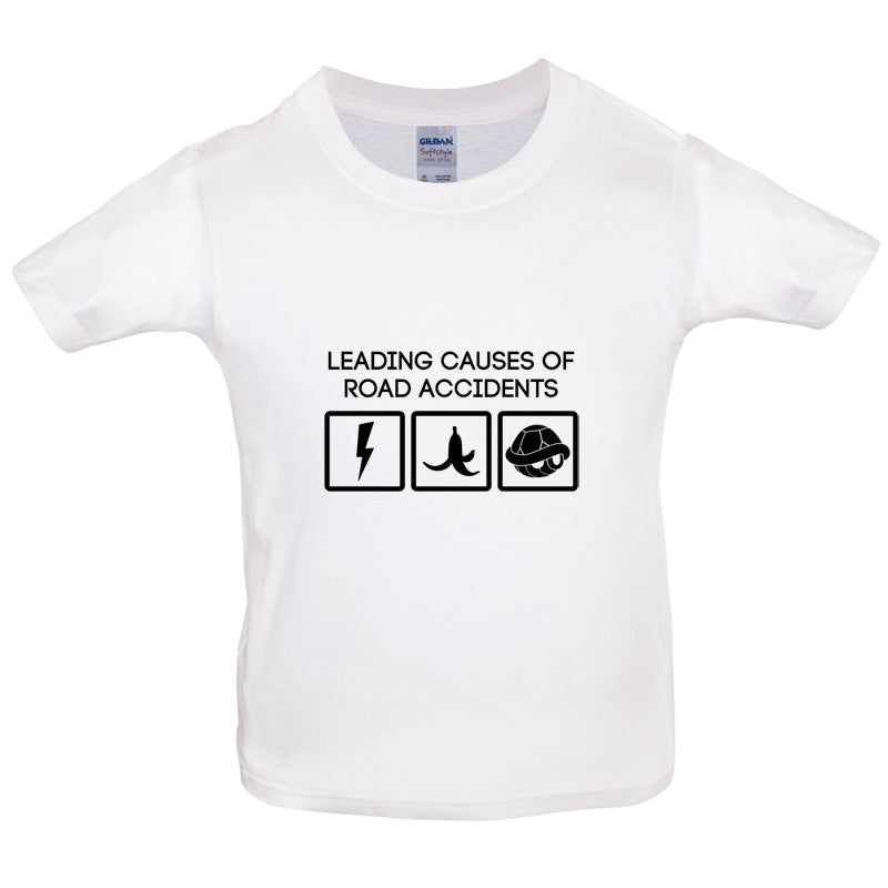 Leading Cause Of Road Accidents Kids T Shirt