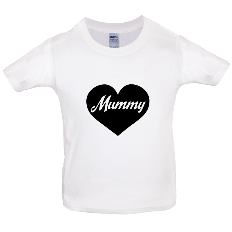 Heart Mummy Kids T Shirt