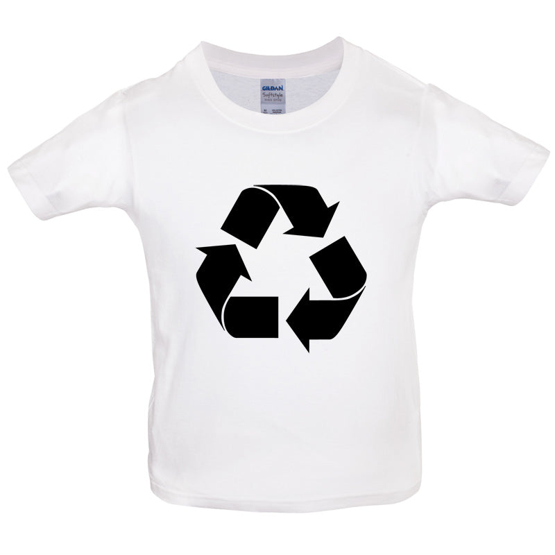 Recycling Symbol Kids T Shirt