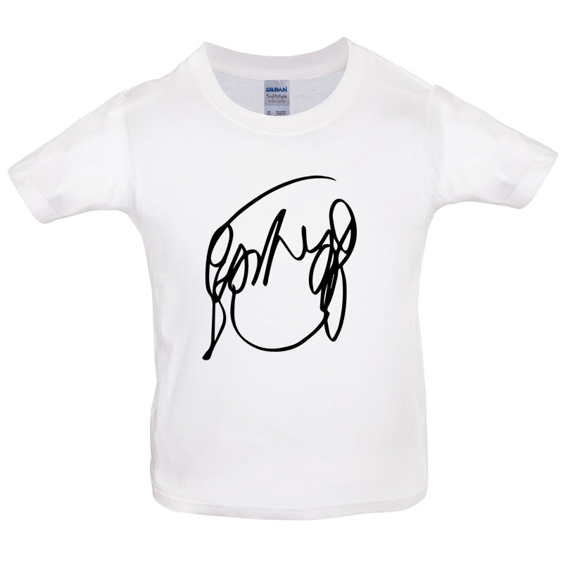 Ramona Hair Sketch Kids T Shirt