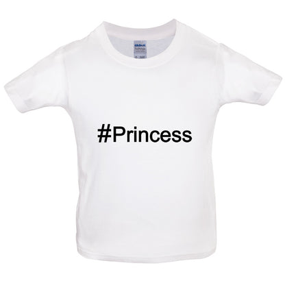 #Princess (Hashtag) Kids T Shirt