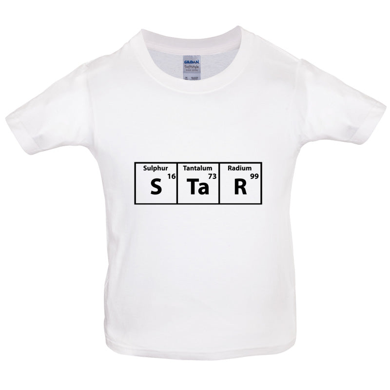 Star (Periodic Table) Kids T Shirt