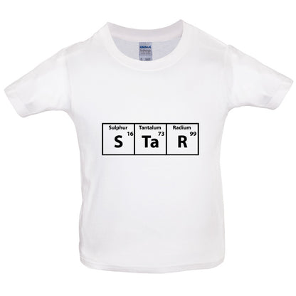 Star (Periodic Table) Kids T Shirt