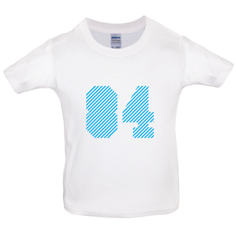 84 Electric Pin Stripe Kids T Shirt