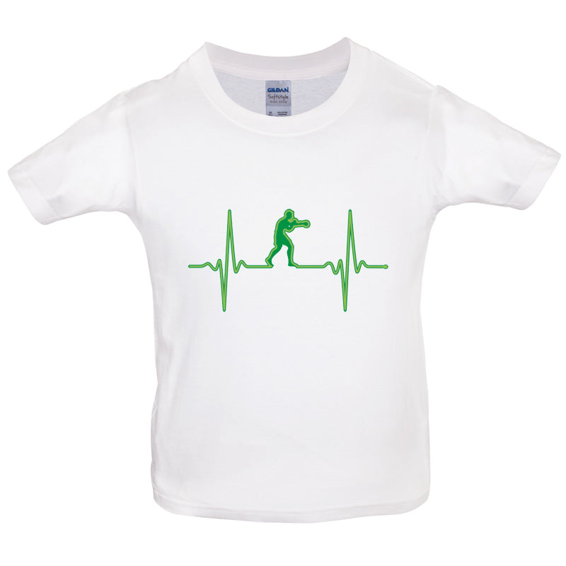 Heartbeat Boxing Kids T Shirt