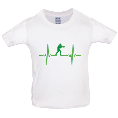 Heartbeat Boxing Kids T Shirt