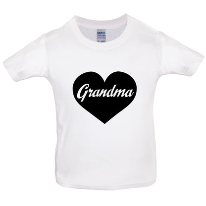 Heart Grandma Kids T Shirt